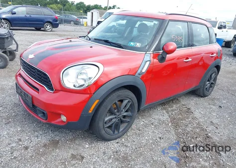 2013 Mini Countryman Cooper S z USA, uszkodzony, nr VIN WMWZC3C58DWP23408